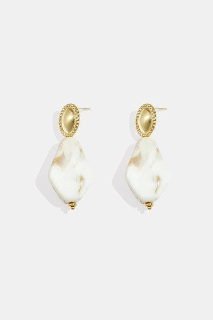 Stainless Steel Drop Earrings irregular shape Casual Daily Romantic Series Women's jewelry