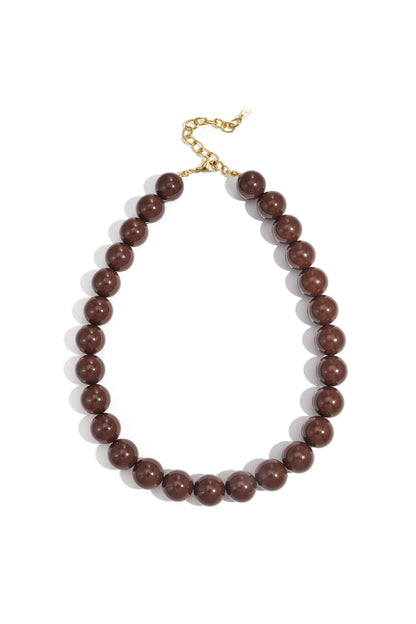 Necklace with large beads